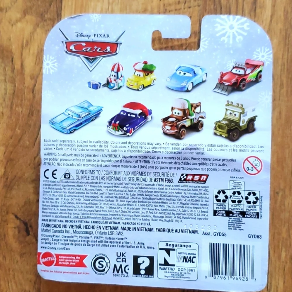 Disney Pixar Cars 2021 Wintertime Cruisers‎ Reindeer Snowmobile